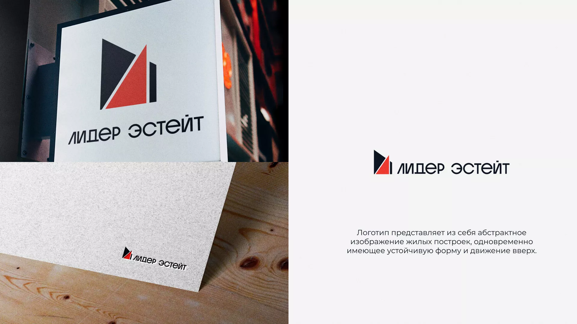 Сделали логотип для агентства недвижимости «Лидер Эстейт» в Ростове